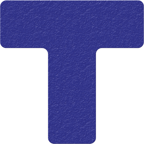 Incom Top Tape & Label LM130B Lean 5S Manufacturing Markers, T, 6" L x 6" W, Blue, Vinyl