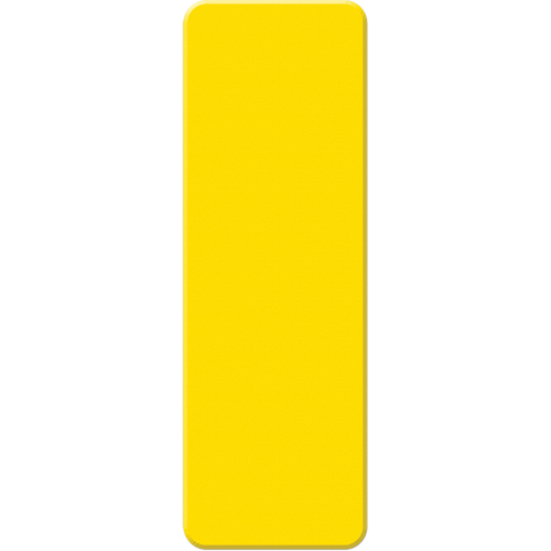 Incom Top Tape & Label ASM100Y Armor Stripe Lean/5S Markers, Rectangle, 6" L x 2" W, Yellow, Plastic