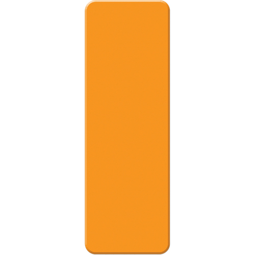 Incom Top Tape & Label ASM100N Armor Stripe Lean/5S Markers, Rectangle, 6" L x 2" W, Orange, Plastic