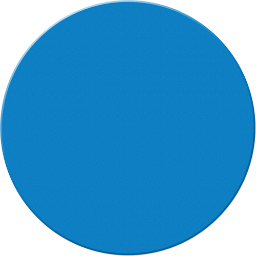 Incom Top Tape & Label ASM190B Armor Stripe Lean/5S Markers, Circle, 6" L x 6" W, Blue, Plastic