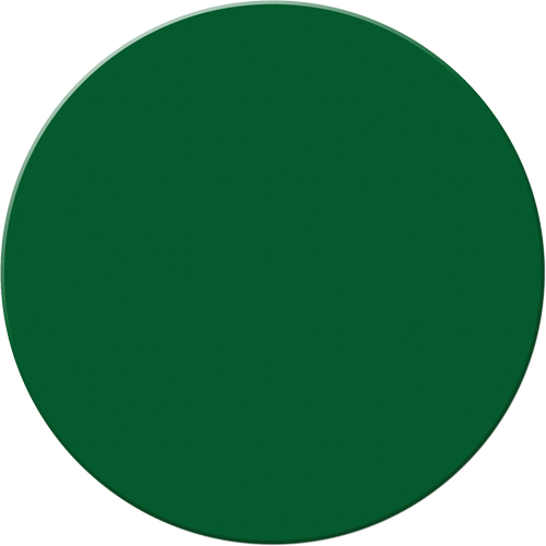 Incom Top Tape & Label ASM190G Marqueurs all&eacute;g&eacute;e/5S Armor Stripe, Cercle, 6" lo x 6" la, Vert, Plastique