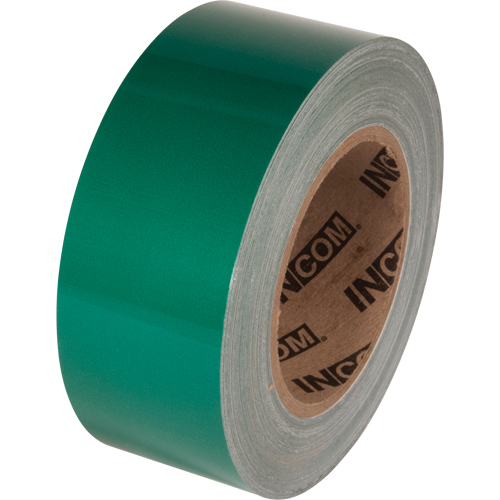 Incom Top Tape & Label TM1103G Ruban de marquage pour plancher Tuff Mark, 3" x 100', Polyester, Vert