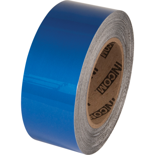 Incom Top Tape & Label TM1102B Ruban de marquage pour plancher Tuff Mark, 2" x 100', Polyester, Bleu