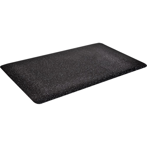 Mat Tech WFR1224BKSM-10 WD Foodmaster Mats, Smooth, 2' x 10' x 9/16", Black, Vinyl Foam