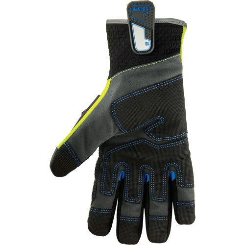 Ergodyne 18102 ProFlex&reg; Performance Dorsal Impact-Reducing Gloves + Thermal WP, Small, Suede Palm, Safety Cuff