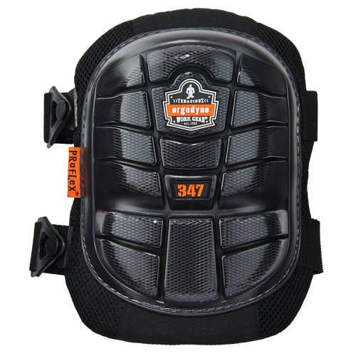 Ergodyne 18447 ProFlex&reg; 347 Lightweight Knee Pad, Buckle Style, Gel Caps, Foam/Gel Pads