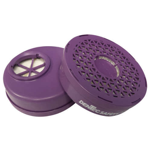 Dentec 15F158TLPO Cartouche pour respirateur, Filtre contre les particules, Filtre P100