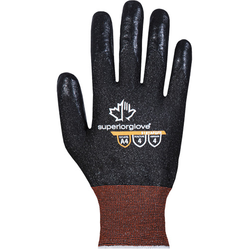 Superior Glove Works Ltd. S18TAFGFN-9 Filament Fibre Gloves, Size Large/9, 18 Gauge, Foam Nitrile Coated, Aramid Shell, ANSI/ISEA 105 Level 4