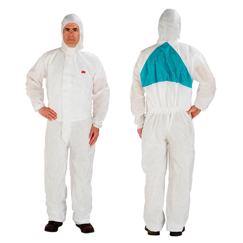3M 4520-BLK-4XL Combinaison protectrice, 4T-Grand, Blanc, Polypropyl&egrave;ne/SMS
