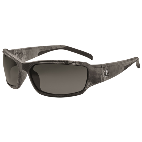 Ergodyne 51330 Lunettes de s&eacute;curit&eacute; Skullerz Thor, Lentille Grise/fum&eacute;e, Anti-&eacute;gratignures, ANSI Z87+/R&eacute;pond ou surpasse la norme CSA Z94.3