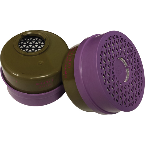 Dentec 15F158T27LPO Respirator Cartridge, Gas/Vapour Cartridge, Multi Gas/Organic Vapour/P100 Filter