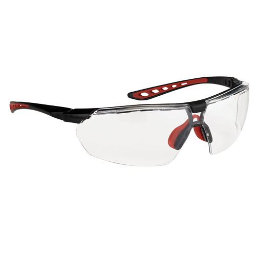 DYNAMIC SAFETY Falcon Series Safety Glasses, Clear Lens, AntiFog