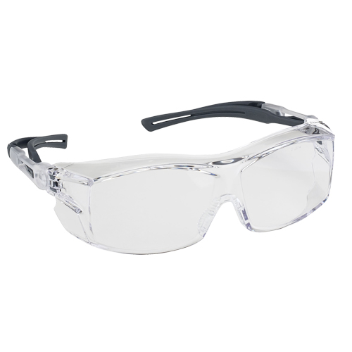 PIP Global Safety EP750-C Lunettes de s&eacute;curit&eacute; s&eacute;rie Extra OTG Dynamic, Lentille Transparent, Antibu&eacute;e/Anti-&eacute;gratignures, ANSI Z87+/R&eacute;pond ou surpasse la norme CSA Z94.3