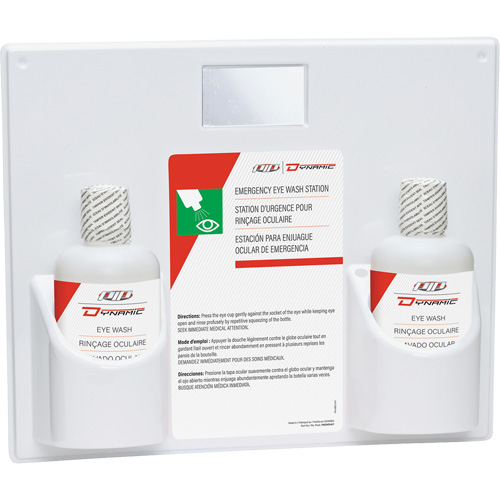PIP Global Safety FAEWS1417F Douche oculaire avec solution isotonique Dynamic, Double