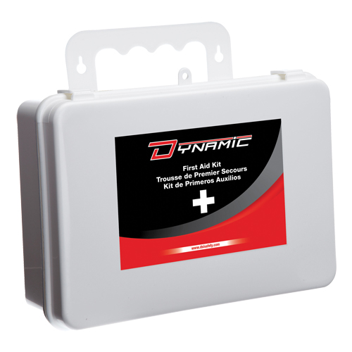 PIP Global Safety FAKOFFICEBP Trousse de premiers soins pour bureau Dynamic, Dispositif m&eacute;dical Classe 1, Boîte en plastique