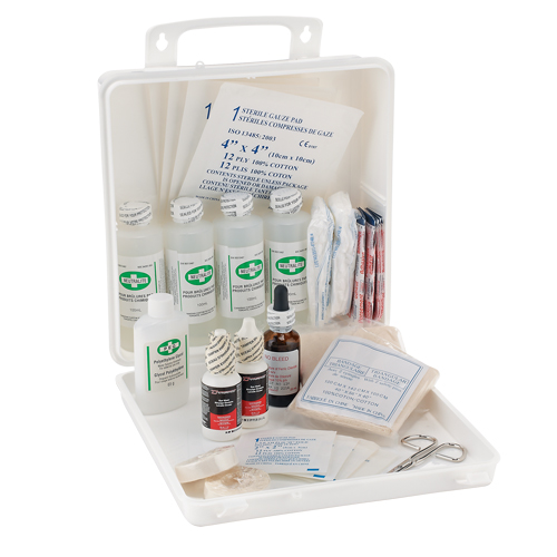 PIP Global Safety FAKWELDXBP Trousse de premiers soins des brûlures pour soudeurs Dynamic, Dispositif m&eacute;dical Classe 1, Boîte en plastique