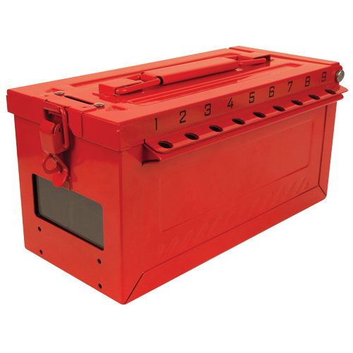 Master Lock S600 Small Group Lock Box, Red