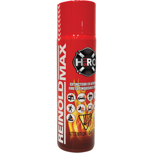Reinoldmax REI500SUP Extincteur d'incendie, ABC/K, Capacit&eacute; 1,5 lb