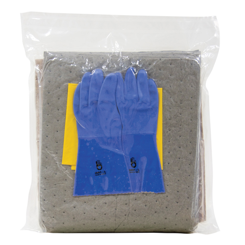  SGC507 Flack Pack Spill Kits, Oil Only, Bag, 27 US gal. Absorbancy