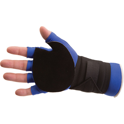 Impacto ER509/M/R Anti-Impact Glove with Wrist Support, Size Medium, Split Leather Palm