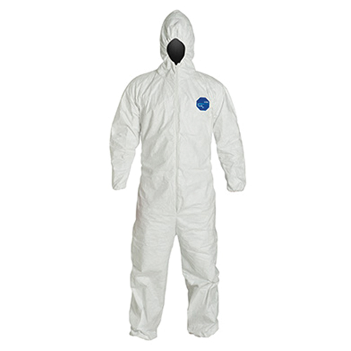 Dupont Personal Protection TY127S-6X Combinaisons &agrave; capuchon, 6T-Grand, Blanc, Tyvek 400