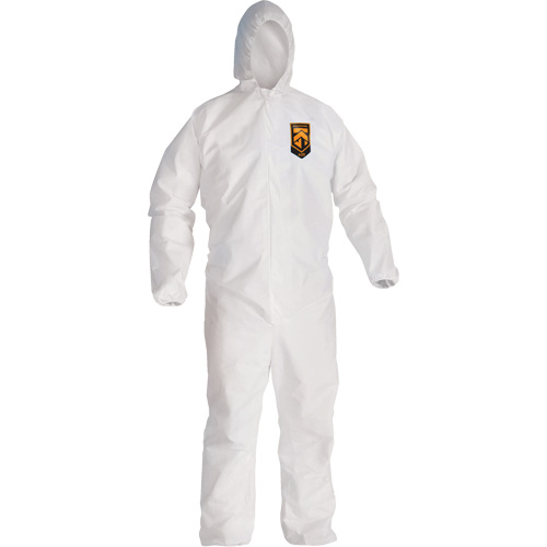 Ansell 49117 Kleenguard A20 Coveralls, 4X-Large, White, SMS