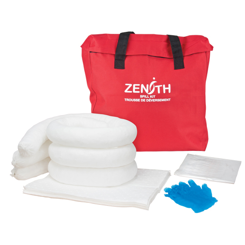Zenith Safety Products SHP065 Spill Kit, Oil Only, Bag, 5 US gal. Absorbancy
