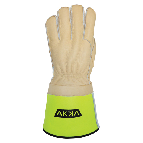 Akka SN168DT-5-M Lineman's Gloves, Medium, Grain Cowhide Palm, Thinsulate Inner Lining