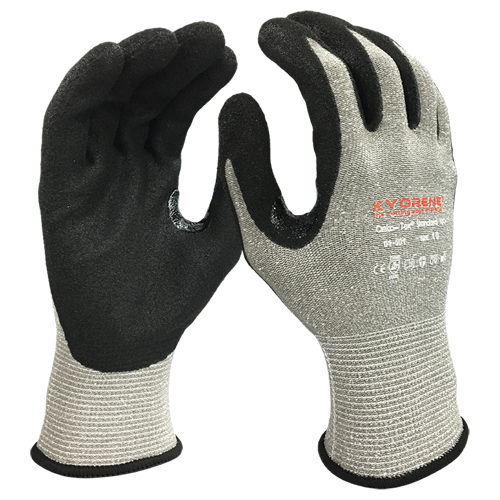 Akka KYO-300-9(L) Gants r&eacute;sistants aux coupures, Taille Grand/9, Calibre 13, Rev&ecirc;tement Mousse de nitrile, Enveloppe en Kyorene, ANSI/ISEA 105 niveau 3/EN 388 niveau C