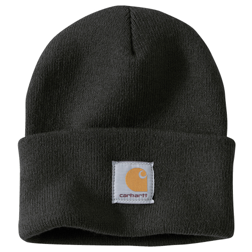 Carhartt A18-BLK Watch Hat, One Size, Black