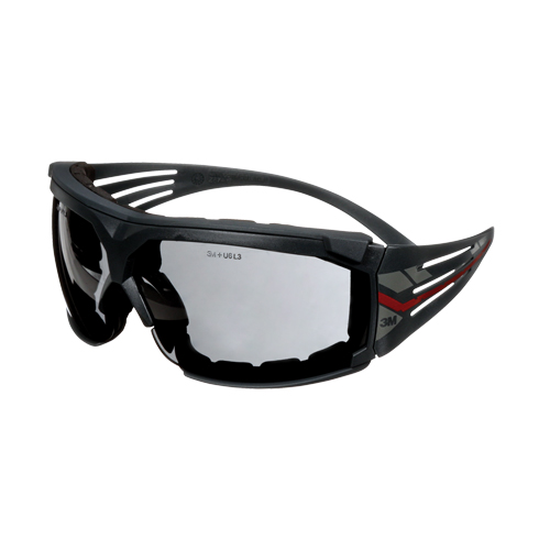 3M SF602SGAF-FM Lunettes de s&eacute;curit&eacute; avec joint s&eacute;rie 600 SecureFit, Lentille Gris, Antibu&eacute;e, ANSI Z87+/R&eacute;pond ou surpasse la norme CSA Z94.3