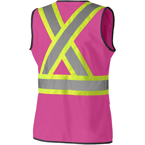 Pioneer V1021840-XS 139PK Women's Safety Vest, Pink, X-Small, Polyester