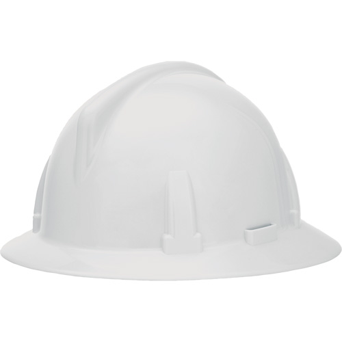 MSA 475393/10039100/15244 Full Brim Hardhat, Meets CSA Type 1, Ratchet Suspension, Non-Vented