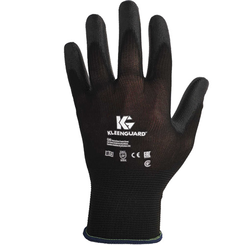 Ansell 47102 KleenGuard G40 Multi-Purpose Gloves, 6/X-Small, Polyurethane Coating, 15 Gauge, Nylon Shell