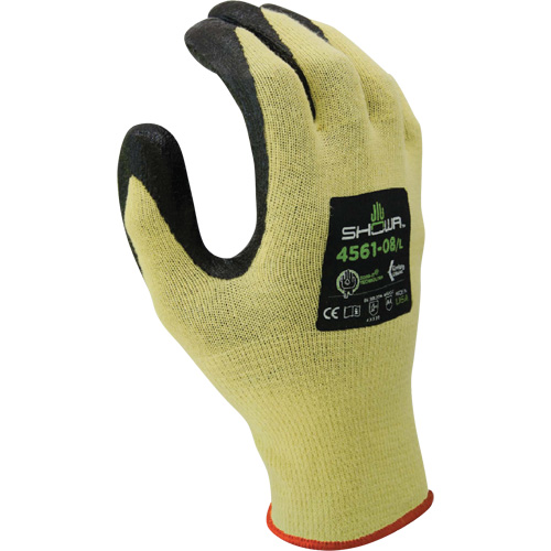 Showa 4561XXL-10 Gants 4561, Taille 2T-Grand/10, Calibre 15, Rev&ecirc;tement Mousse de nitrile, Enveloppe en Kevlar, ASTM ANSI niveau A4