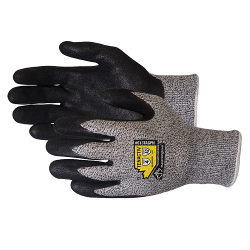 Superior Glove Works Ltd. S13TAGPN-10 Gants r&eacute;sistant aux coupures, 10/T-Grand, Calibre 13, Rev&ecirc;tement Nitrile, ANSI/ISEA 105 niveau 2