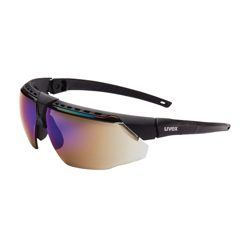 PIP Global Safety S2853 Lunettes de s&eacute;curit&eacute; Uvex Avatar, Lentille Bleu/Miroir, Anti-&eacute;gratignures, ANSI Z87+/R&eacute;pond ou surpasse la norme CSA Z94.3