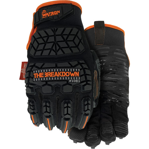 Watson Gloves 1051-XXL Gants 1051 The Breakdown, Taille 2T-Grand, Rev&ecirc;tement PVC, Enveloppe en Cutshield, ASTM ANSI niveau A5/EN 388 niveau E