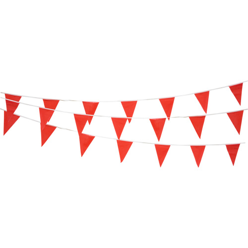 Zenith Safety Products SGG311 Pennant String, 60' L, Red