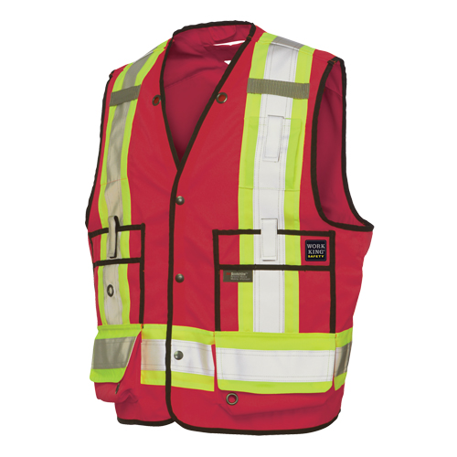 WORK KING SAFETY Surveyor Safety Vest SGG878 (S31311REDXL) Shop