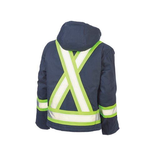 Tough Duck S45721-NAVY-2XL Manteau de s&eacute;curit&eacute;, Bleu marine, 2T-Grand