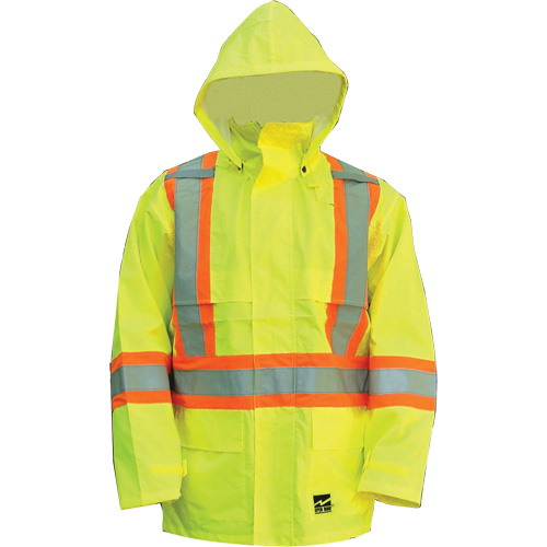Viking Professional 6323JG-XXXXL Manteau Open Road, Polyester/Polyur&eacute;thane, Jaune lime haute visibilit&eacute;, 4T-Grand