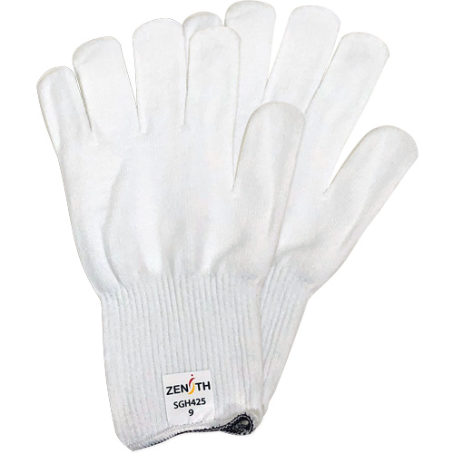 Zenith Safety Products SGH425 Thermal Glove Liner, Polyester, 13 Gauge, Large