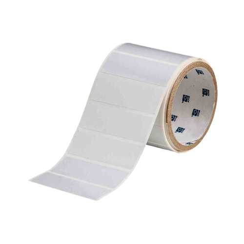 Brady THT-18-484-3 &eacute;tiquettes imprimables ToughBond &agrave; transfert thermique, Polyester, 3" lo x 1" h, Blanc