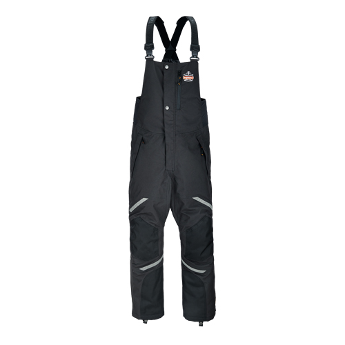 Ergodyne 41213 N-Ferno 6471 Thermal Bib Overalls, Men's, Medium, Black