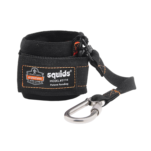 Ergodyne 19056 Squids&reg; 3114 Pull-On Wrist Lanyard with Carabiner