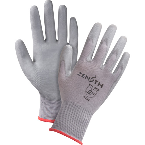 Produits de sécurité Zenith SGI152 Gants en nylon enduits de polyur&eacute;thane sans DMF, 8/Moyen, R&ecirc;vetement Polyur&eacute;thane, Calibre 15, Enveloppe en Nylon