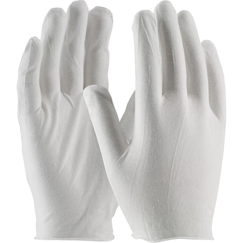 PIP Global Safety GP97500 Gants d'inspection, Coton, Poignet Non ourl&eacute;, Taille unique