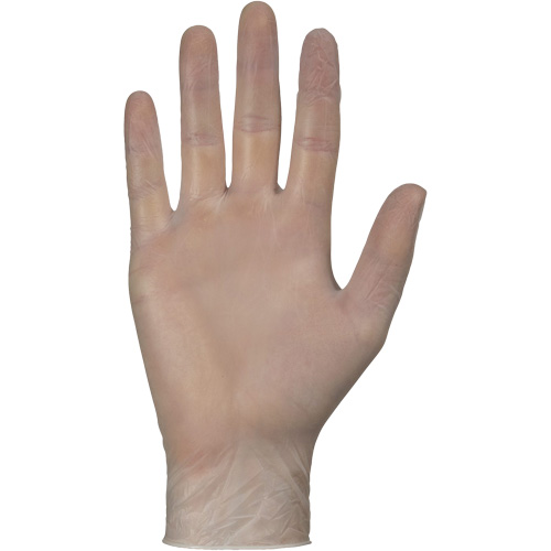 Superior Glove Works Ltd. RDVPF-L Gants jetables, Grand, Vinyle, 4 mils, Sans poudre, Blanc
