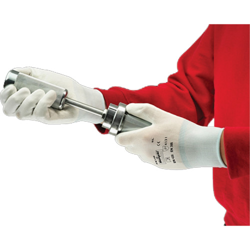 Ansell M10249 PX140 Coated Gloves, 6/X-Small, Polyurethane Coating, 15 Gauge, Nylon Shell